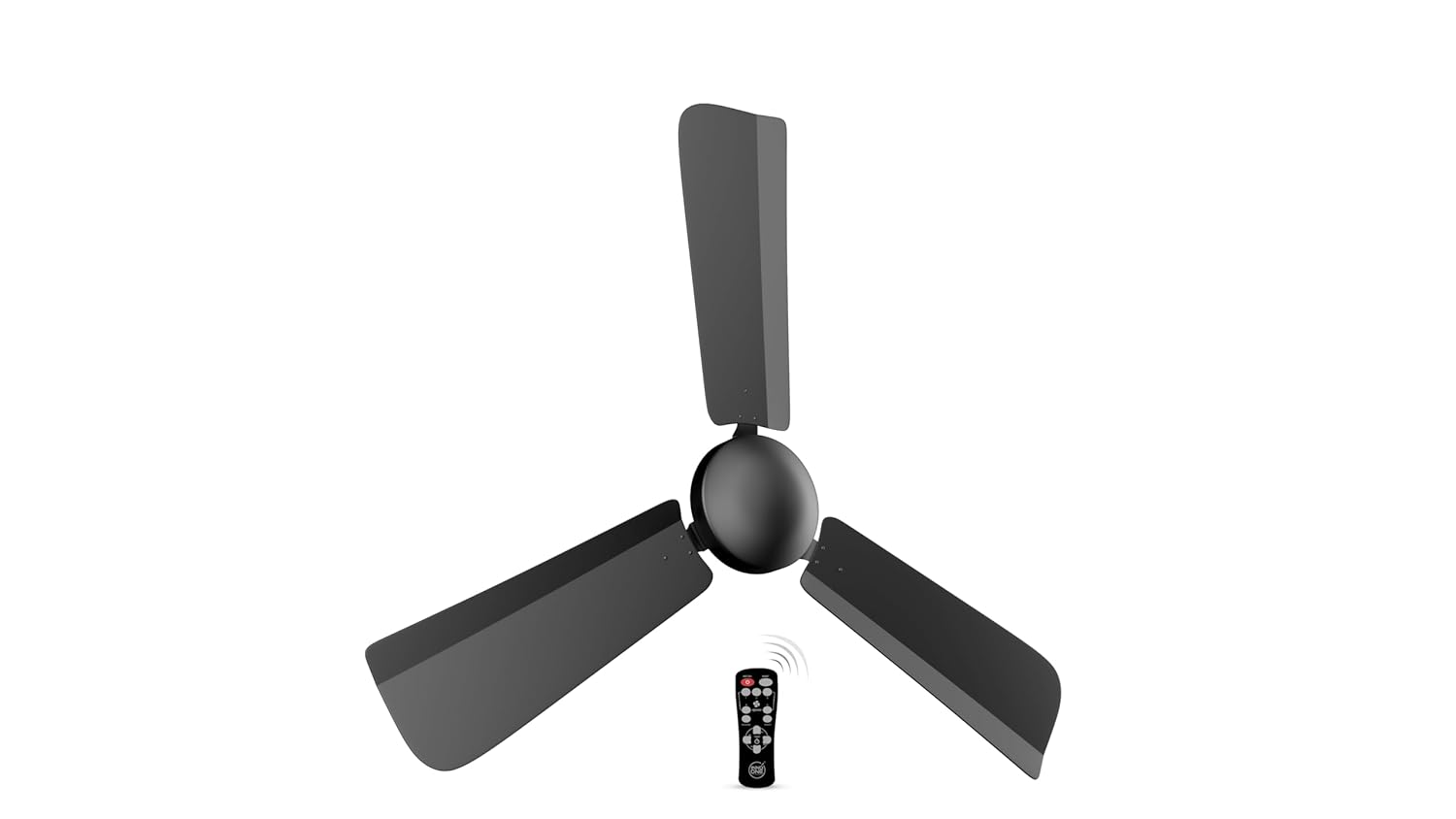 INNO ONE - For Everyone Elegant Plain ER06 1200 mm 3 Blades 28 W Black Ceiling Fans_4