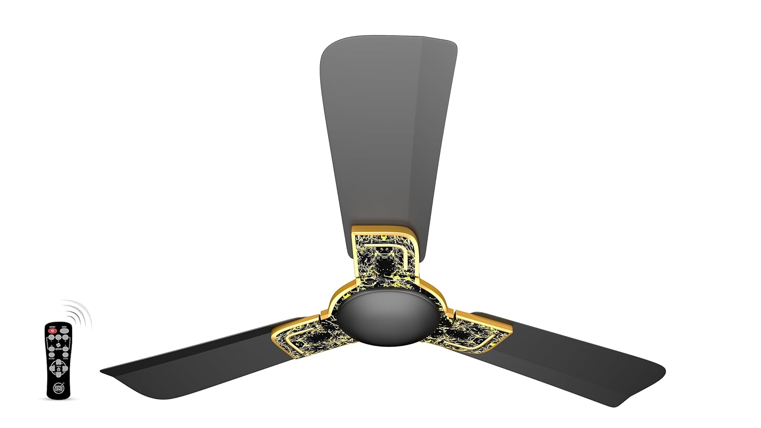 INNO ONE - For Everyone Elegant Black Granite ER01 1200 mm 3 Blades 28 W Black Ceiling Fans_2