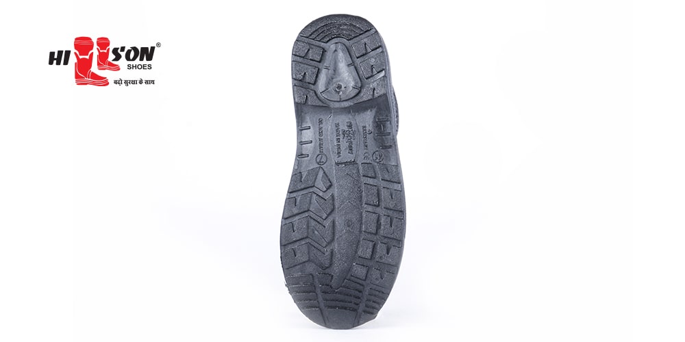 Hillson U4 Genuine Black Split Leather Steel Toe Safety Shoes Black_2