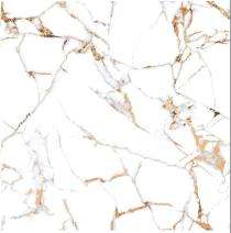 L&T SuFin Brand - Gravis Awe Gold 600 x 600 mm Gold Glossy Glazed Vitrified Tile_0