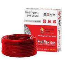 Foliflex 1.5 sqmm Gold FRLSH Electric Wire Red 90 m_0