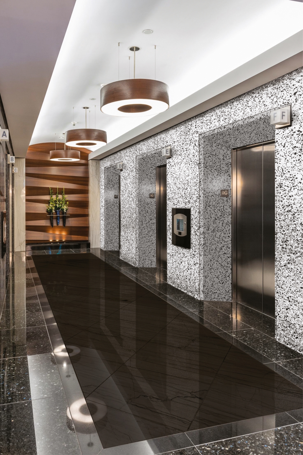 Camrola Marvel Series Terrazo Glossy Finish 3225 x 1625 mm Quartz Stone Slab_1