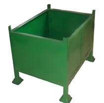 Peace Open Type Bins Green 10 L Mild Steel_0