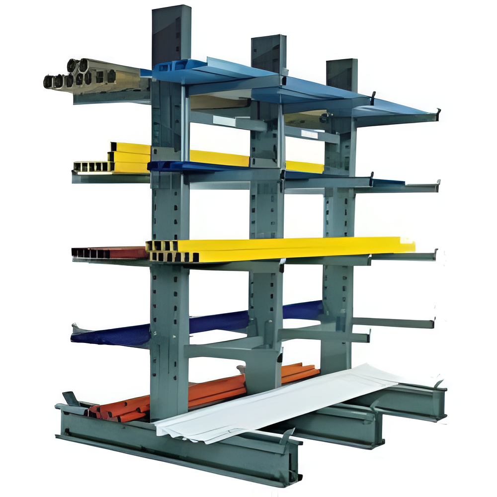 Peace Mild Steel Colour Coated 6 ft Cantilever Racking System 250 kg_0