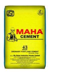 Maha OPC 43 Grade Cement 50 kg_0