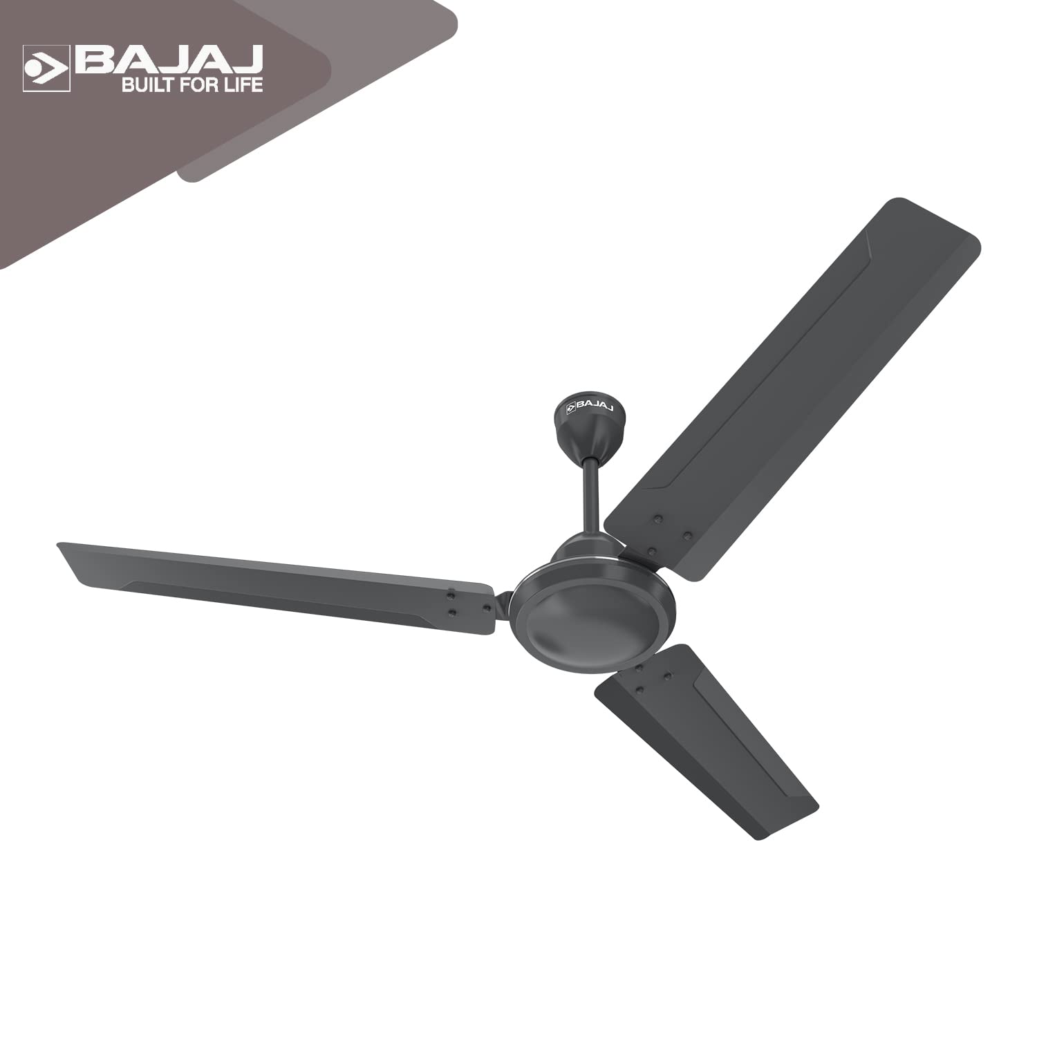 Bajaj Classico 12S1 1200 mm 3 Blades 52 W Coal Mine Grey Ceiling Fans_1