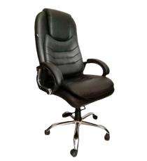 Apollo Director Black 1080 x 630 x 550 mm Leatherette Office Chairs_0