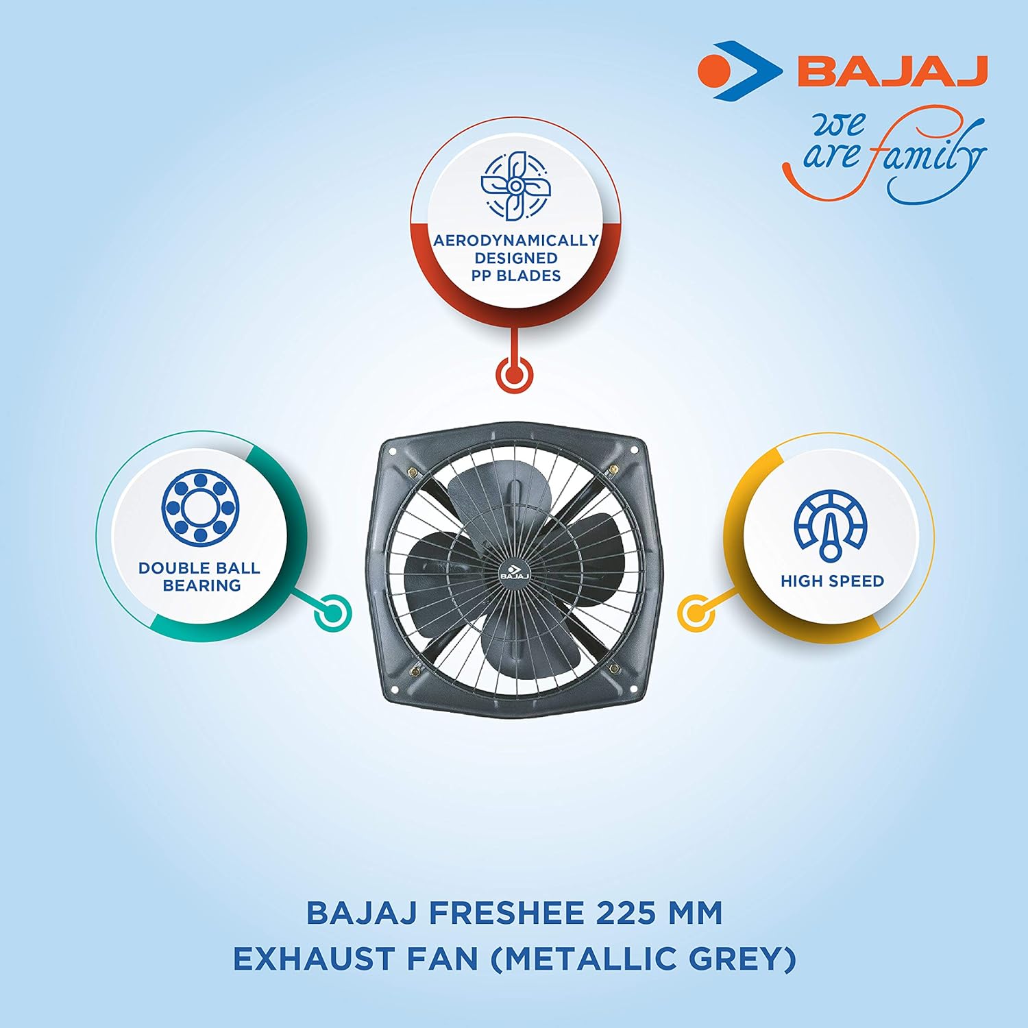 Bajaj Freshee 225 mm 4 Blades 46 W Exhaust Fans_1