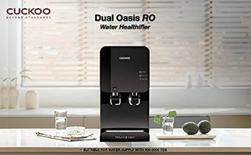CUCKOO Dual Oasis CP-FR601HB RO + UV + UF 7 Stage 7 L Water Purifier_4