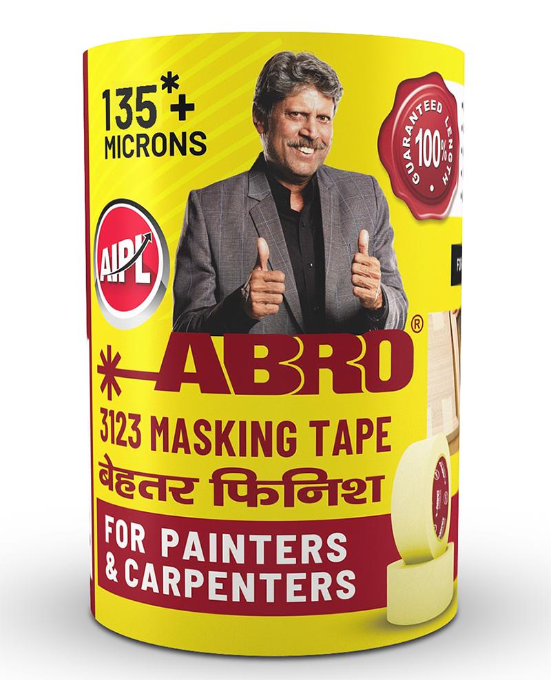 ABRO 3123 12 mm Beige Masking Tape_1