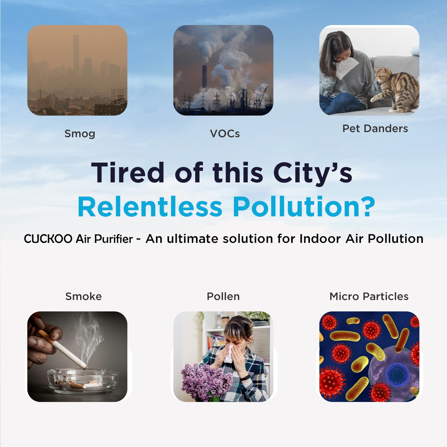 CUCKOO CAC-G0910FWH HEPA White Air Purifier_1