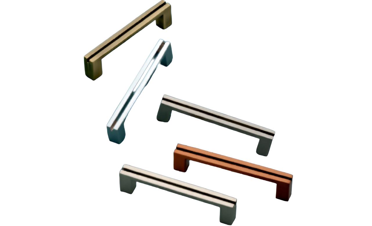 MD Plus Stainless Steel 2 LINE Handles Silver Chrome_1