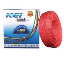 KEI 0.5 sqmm FR Electric Wire Red 90 m_0