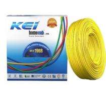 KEI 0.5 sqmm FR Electric Wire Yellow 90 m_0