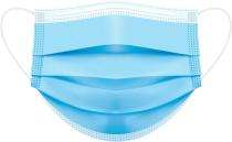 3 Ply Disposable Cotton Nose Masks Standard Blue_0