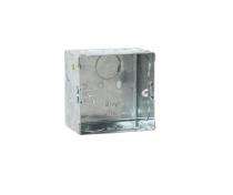 Legrand Galvanized Iron 1/2 Module Flush Metal Box_0