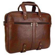 Office Bags Messenger Leather Brown_0