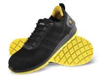 Hillson Swag 1906 Breathable Textile Fabric Powder Coated Metal Toe Cap Safety Shoes Black_0