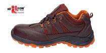 Hillson Swag 1904 Robust Synthetic Leather Powder Coated Metal Toe Cap Safety Shoes Brown_0