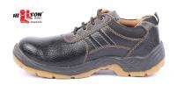 Hillson Sporty Synthetic Leather Steel Toe Safety Shoes Black_0