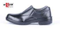 Hillson LF-02 Genuine Black Leather Steel Toe Safety Shoes Black_0