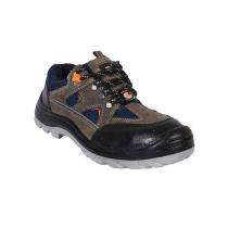 Hillson Z+1 PU Steel Toe Safety Shoes Suede and Grey_0