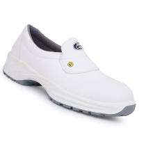 Allen Cooper AC-1442 Washable Microfiber Steel Toe Safety Shoes White_0