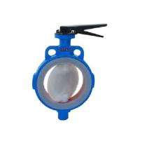 UHT 350 mm Manual CI Butterfly Valves Wafer PN 10_0