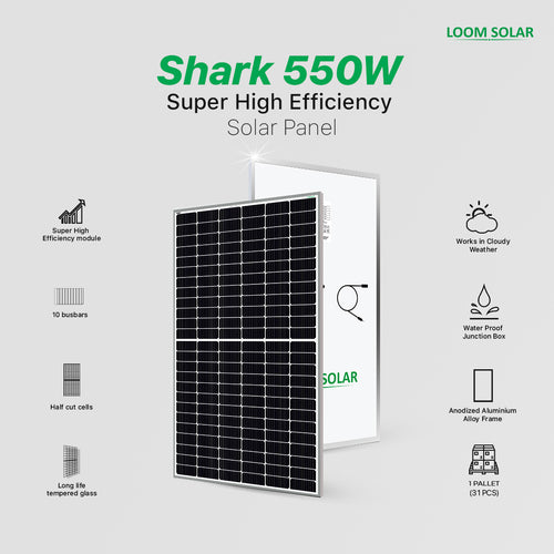 LOOM SOLAR 550 W Mono PERC Solar Panel_2