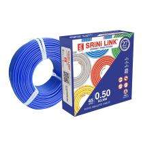 SRINI LINK 0.5 sqmm FR Electric Wire Blue 45 m_0
