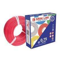 SRINI LINK 0.75 sqmm FR Electric Wire Red 45 m_0