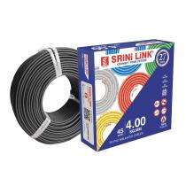 SRINI LINK 4 sqmm FR Electric Wire Black 45 m_0