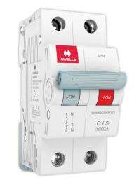 HAVELLS DHMGCSNF063 Single Pole with Neutral 63 A C Curve MCB_0