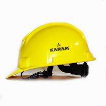 Karam Polymer Yellow Ventilated Safety Helmets_0