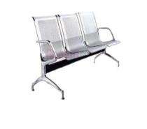 Gaythri 3 Seater Waiting Bench Stainless Steel 70 x 26 x 31 inch_0