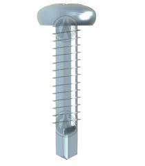 Welfast Pan Head Self Drilling Screw Low Carbon Steel Bright Zinc Blue Finish_0