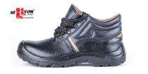 Hillson Apache Genuine Grain Leather Steel Toe Safety Shoes Black_0
