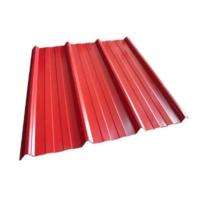 AMNS Double Ribbed Trapezoidal PPGI Roofing Sheet Colour Coated_0