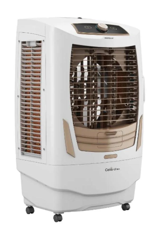 HAVELLS Celia Ultra Plastic White and Brown 55 L Domestic Air Cooler_1