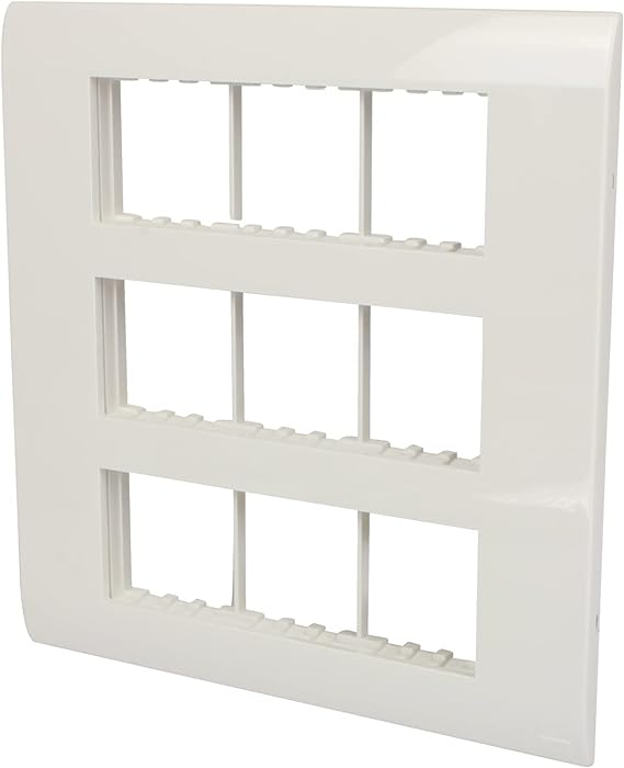 ANCHOR ROMA 288218 18 Module White Modular Switch Plate Cover_2