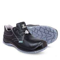 SAFEHAWK BlandPro Real Leather Steel Toe Safety Shoes Black_0