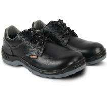 Agarson Thunder Real Leather Steel Toe Safety Shoes Black_0