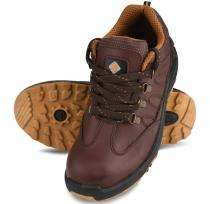 Agarson Pacer CG Leather Steel Toe Safety Shoes Brown_0