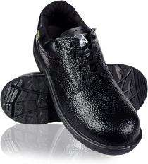 Safehawk Eco CG Leather Steel Toe Safety Shoes Black_0