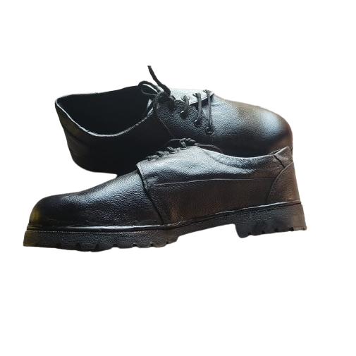 Leather Steel Toe Safety Shoes Black_1