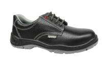 Coffer 1320 Buff N/D Grain Barton Leather Steel Toe Safety Shoes Black_0