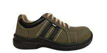 Allen Cooper AC-1633 Buff Nubuck Leather Fiber Toe Safety Shoes Olive Green and Black_0