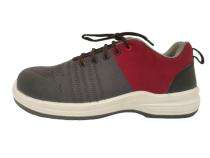 Allen Cooper AC-1711 Highly Durable Coated Fabric Steel Toe Safety Shoes Brown_0