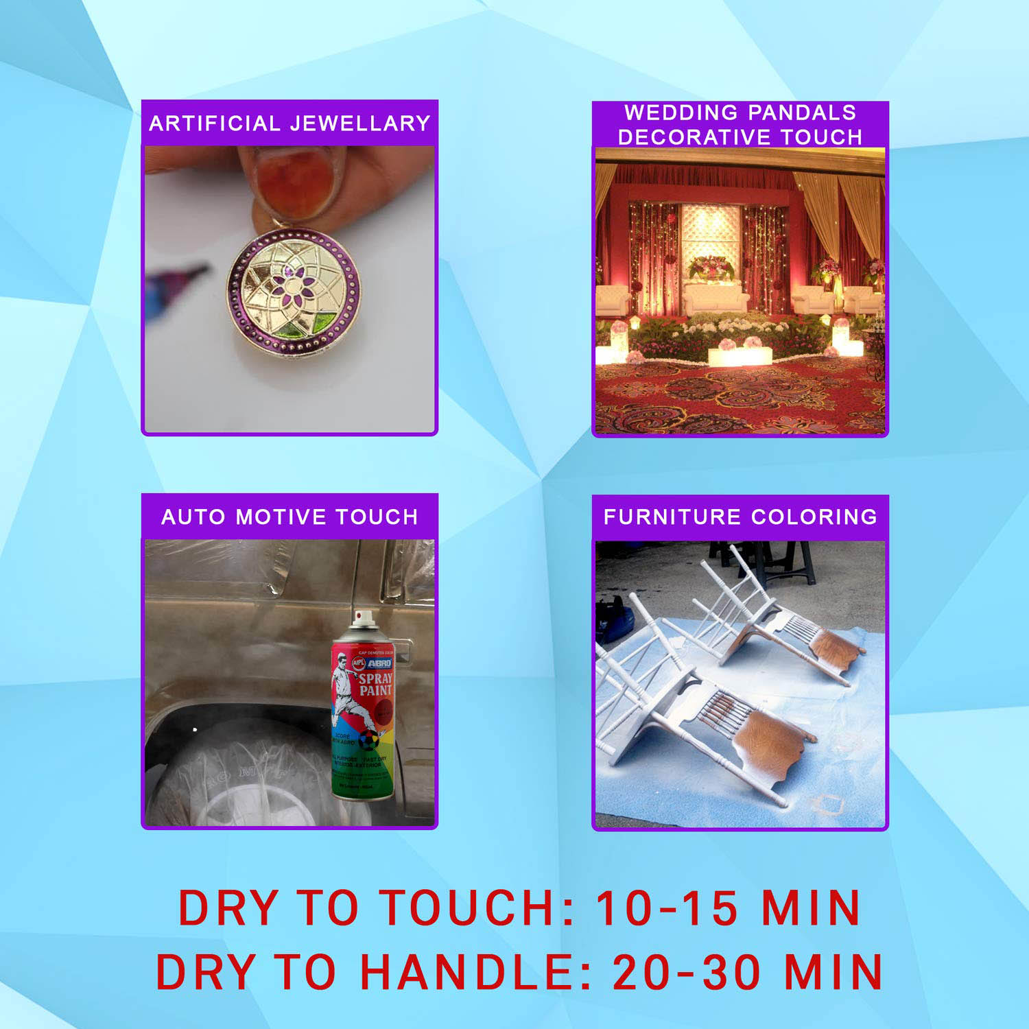 ABRO SP-1006 Spray Paint 400 mL Fluorescent Orange_1