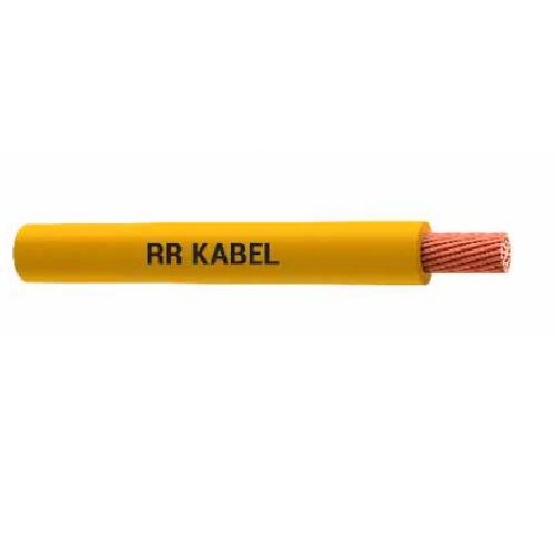 RR KABEL 1 sqmm HFFR Electric Wire Yellow 90 m_1